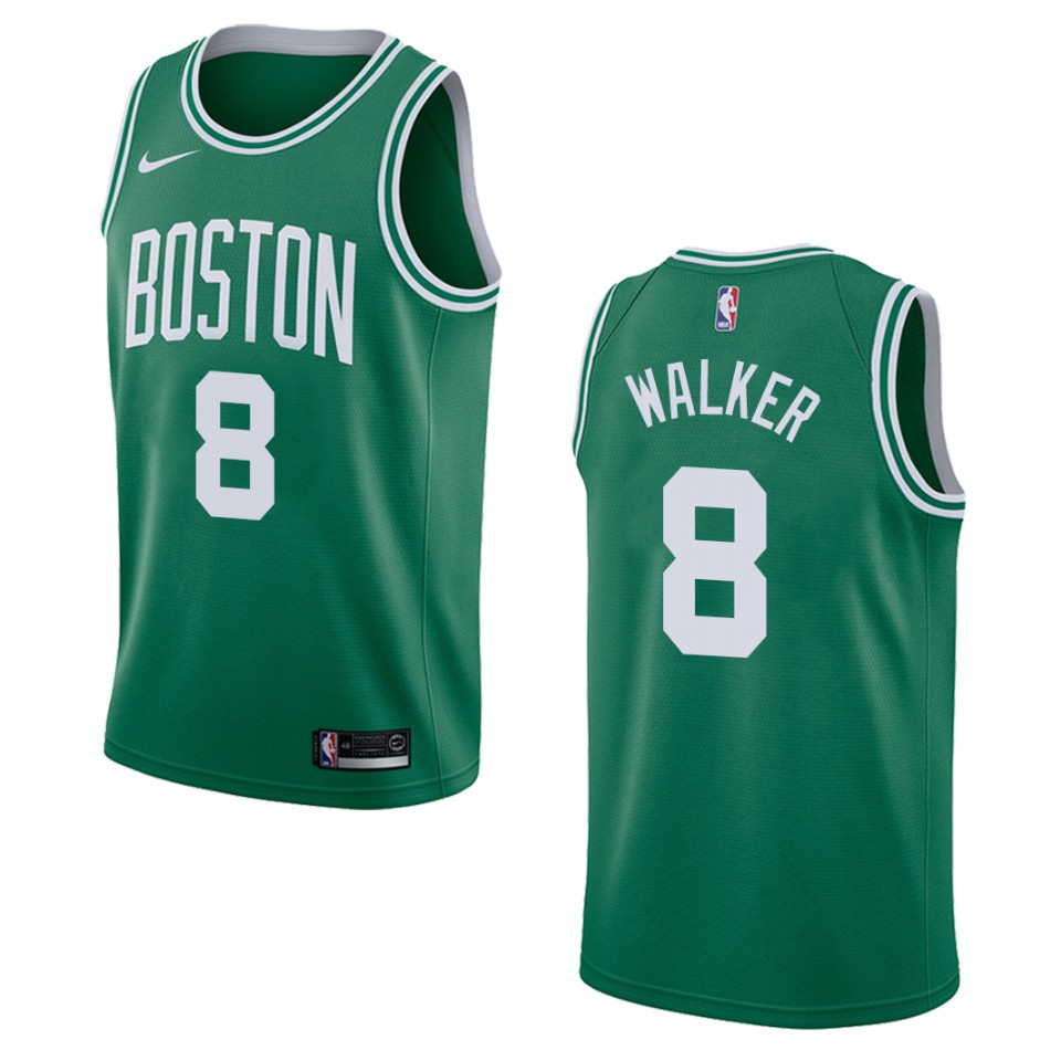 Men's Boston Celtics Kemba Walker #8 Swingman Icon Green Jersey 2401ZSGX